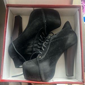 Platform booties